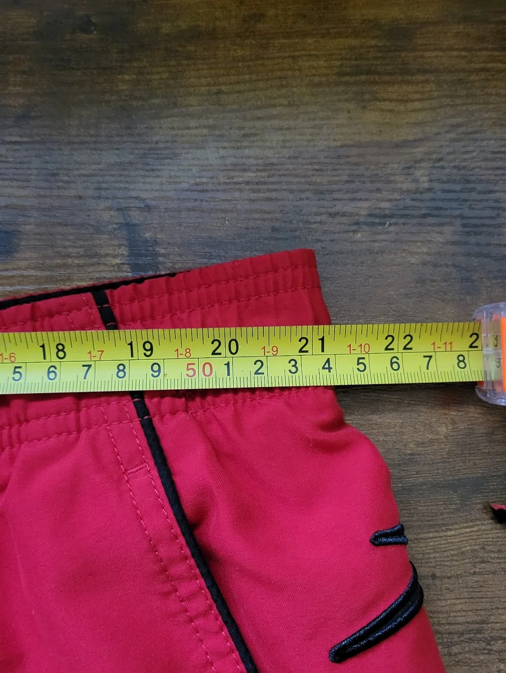 Speedo Marina Sport Volley Swimming Trunks Shorts Mesh Lined Red Men's Large - Picture 6 of 7